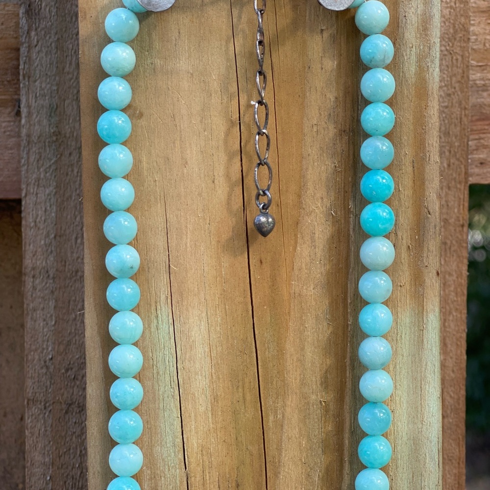 Jay King Mine Finds Peruvian Amazonite Multi Strand Necklace 21" - Picture 4 of 9